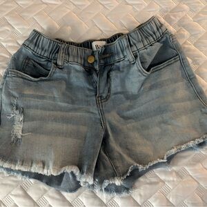 MATERNITY Bae the label cut off jeans shorts